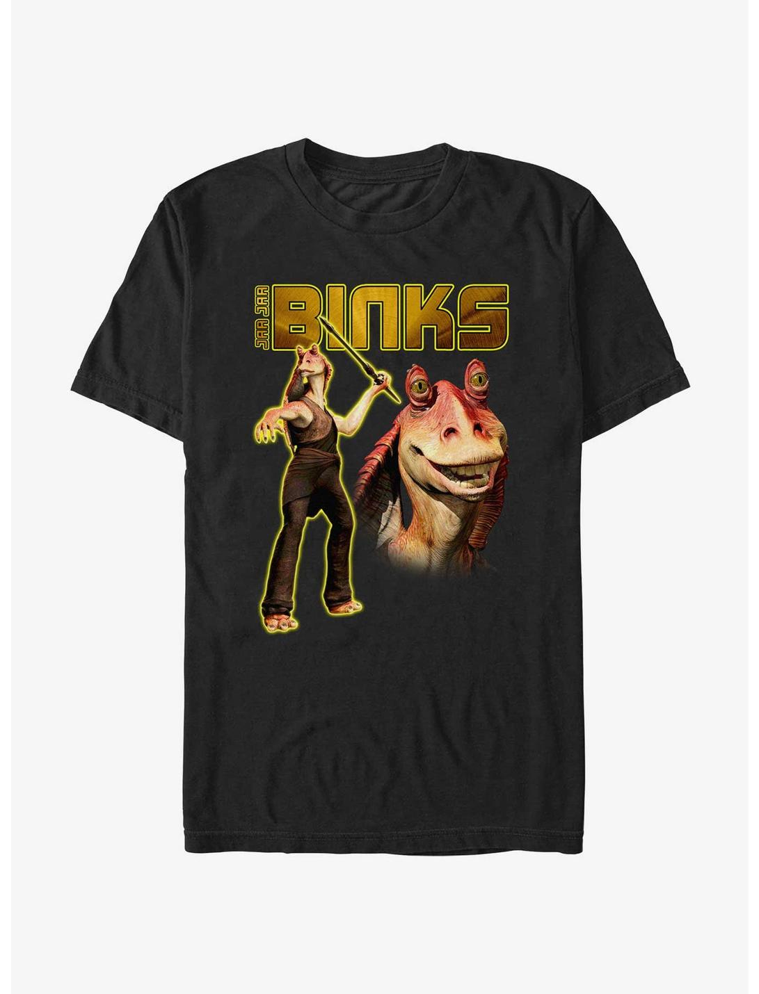 Star Wars Jar Jar Binks T-Shirt, BLACK, hi-res