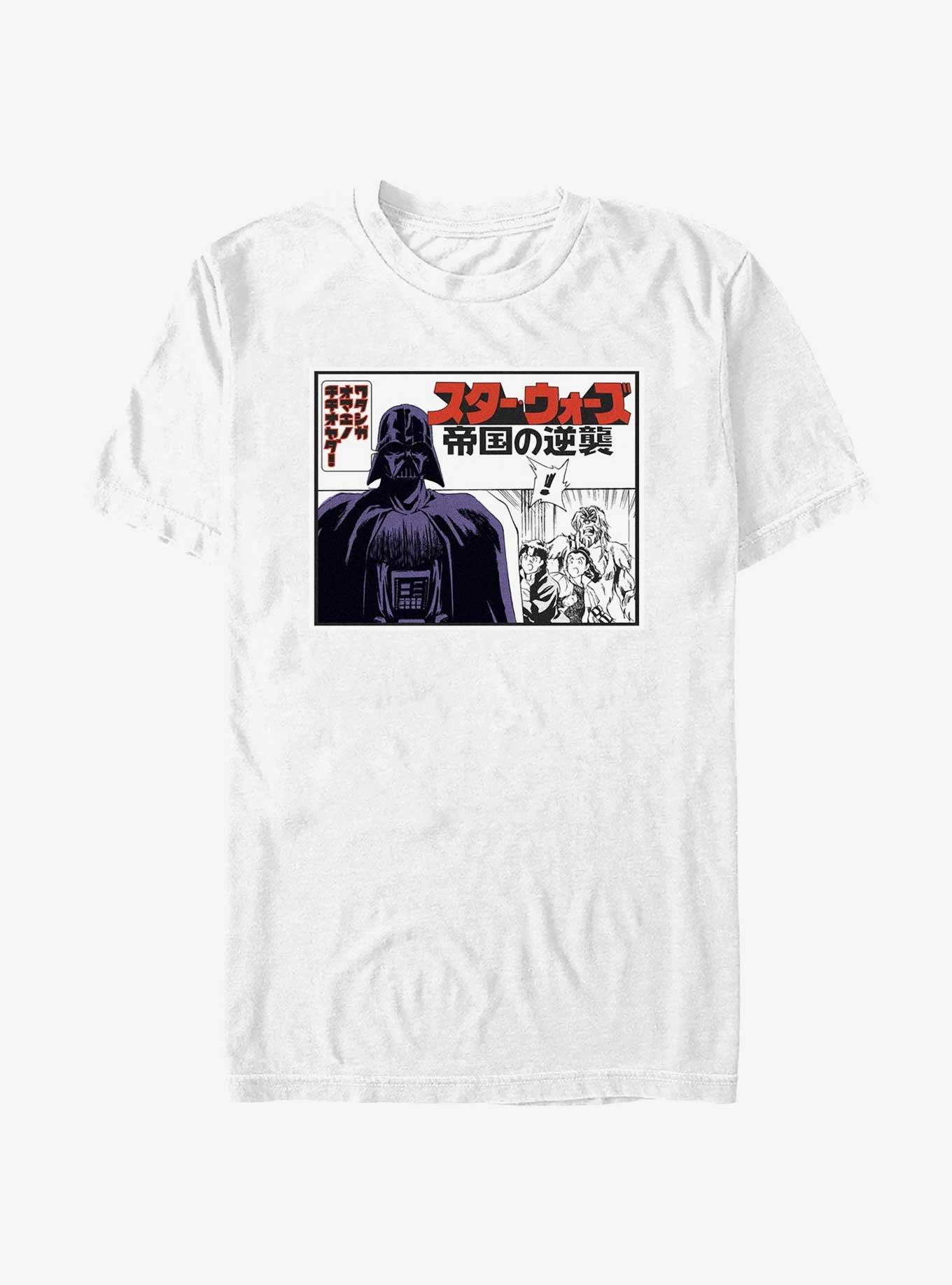 Star Wars Vader Manga T-Shirt, WHITE, hi-res