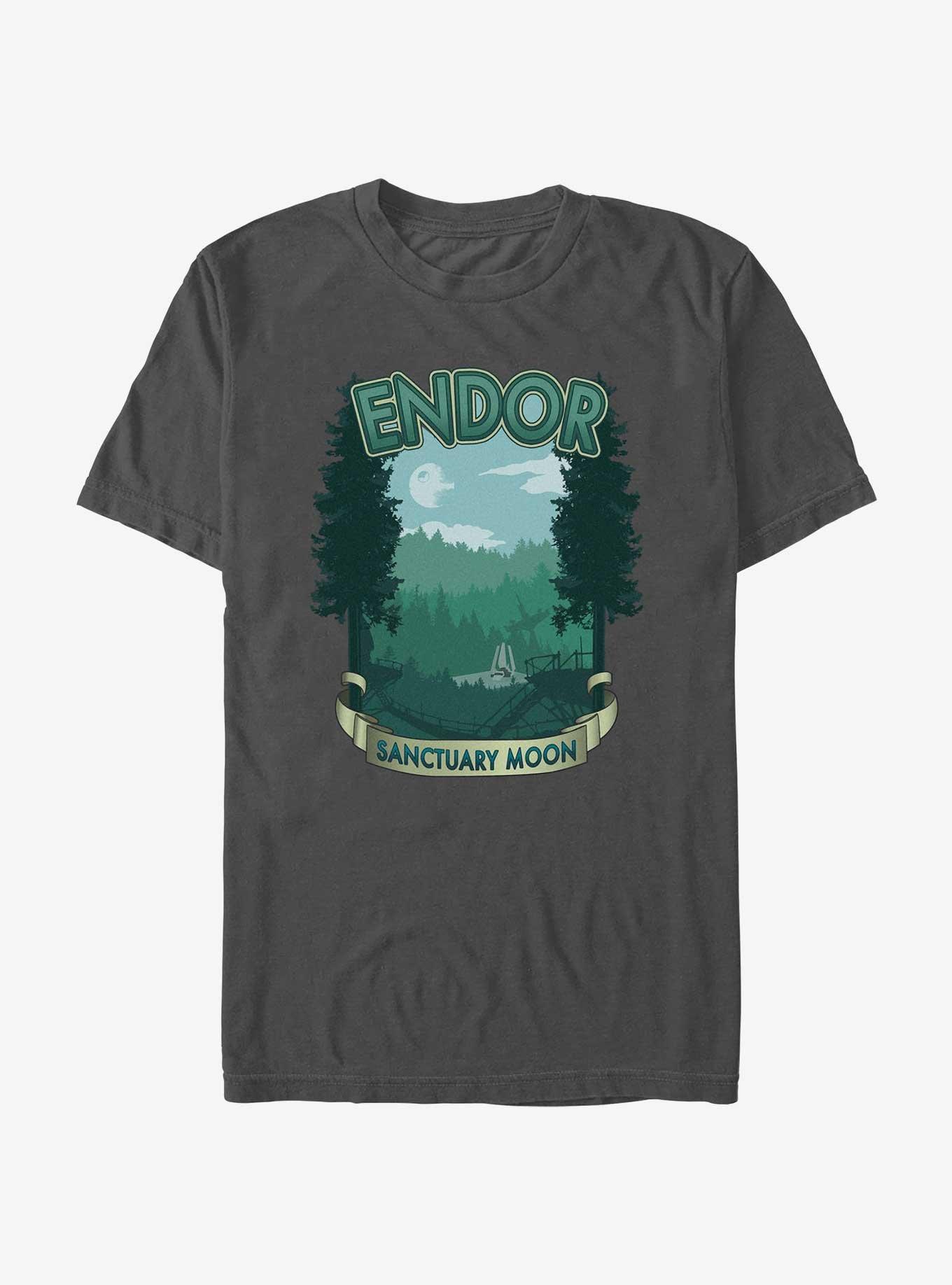 Star Wars Endor Destination T-Shirt, CHARCOAL, hi-res