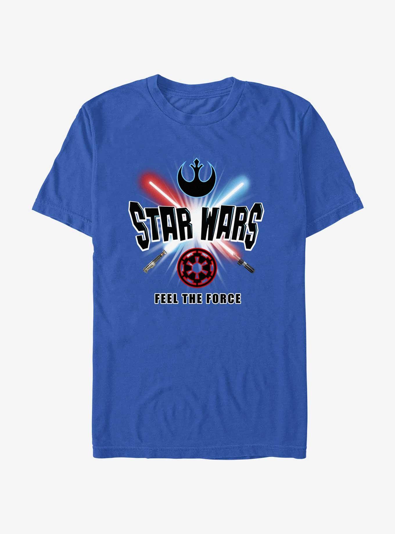 Star Wars Feel The Force T-Shirt, ROYAL, hi-res