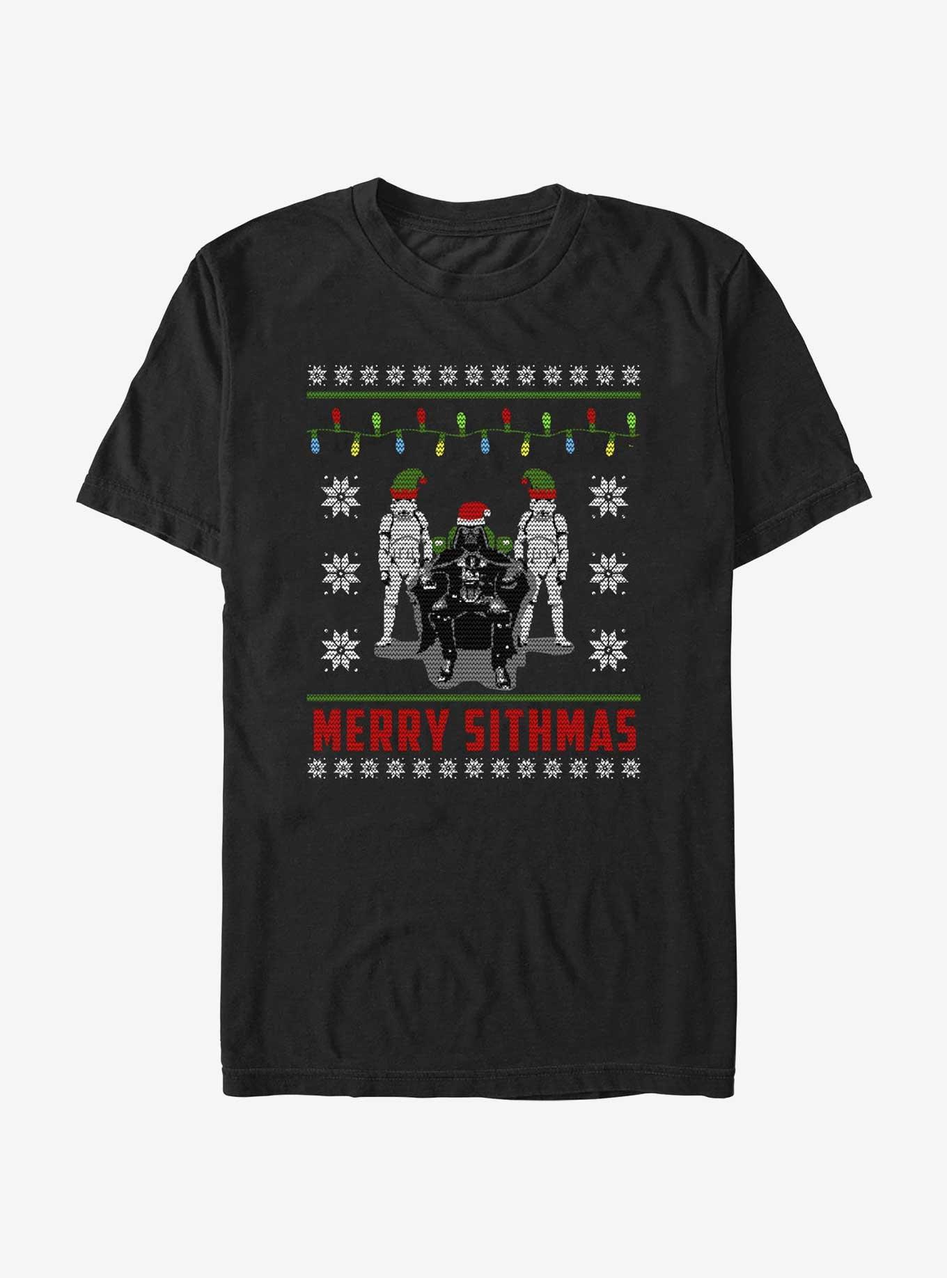 Star Wars Merry Sithmas T-Shirt, BLACK, hi-res