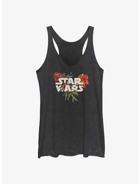Star Wars Floral Logo Womens Tank Top, , hi-res
