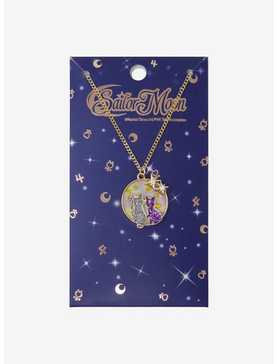 Sailor Moon Luna & Artemis Moon Glitter Pendant Necklace, , hi-res