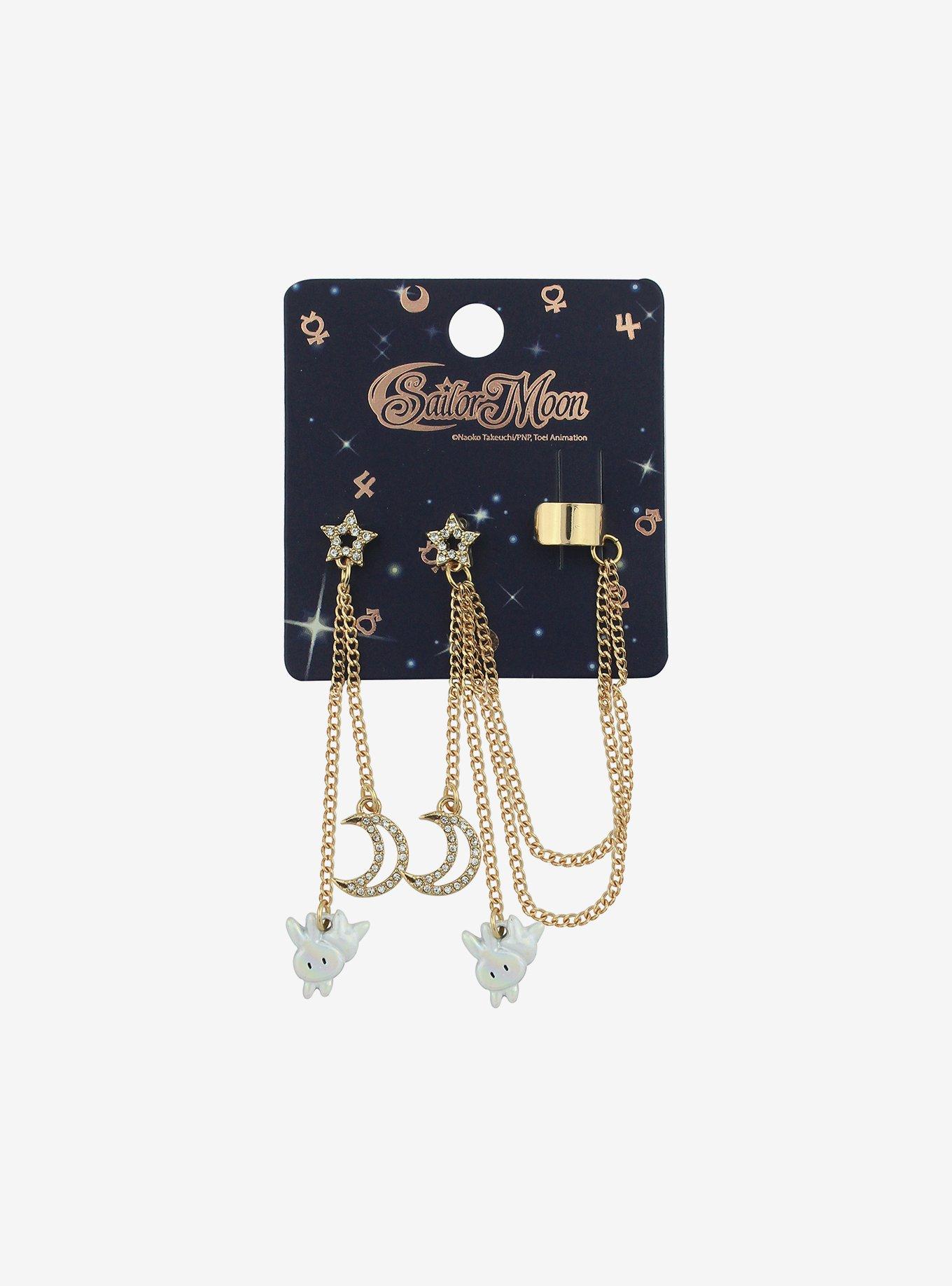 Sailor moon earrings hot topic sale