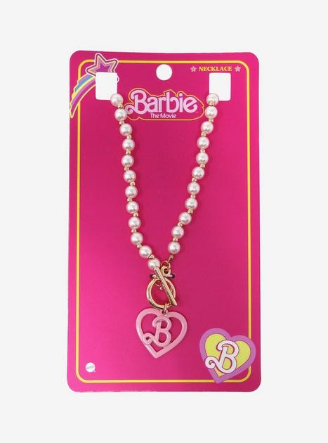 Barbie Heart Pearl Bead Necklace | Hot Topic