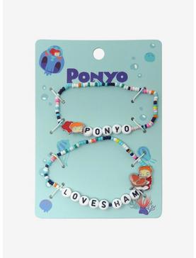 Studio Ghibli Ponyo Loves Ham Best Friend Beaded Bracelet Set, , hi-res