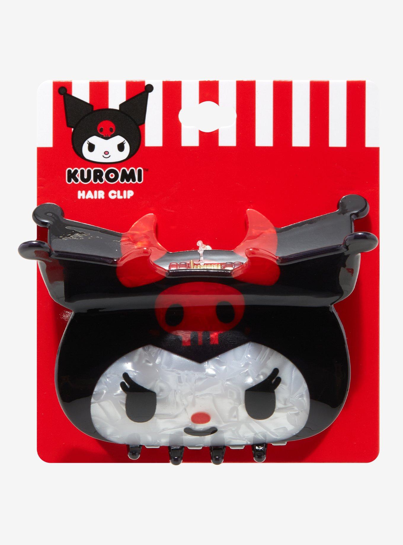 Kuromi Devil Figural Claw Hair Clip, , hi-res