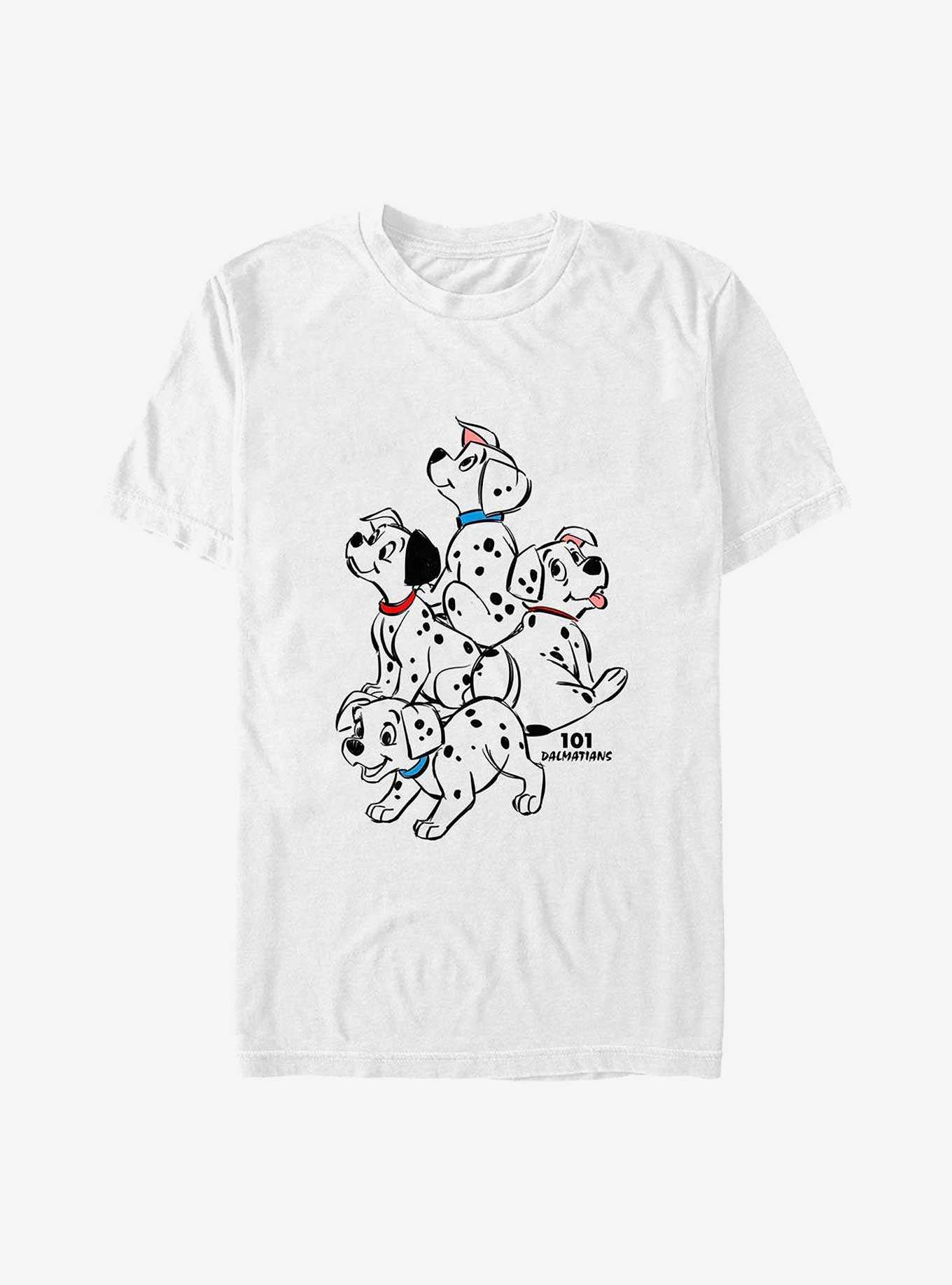 Disney 101 Dalmatians Stay PAWSOME - Short Sleeve Cotton T-Shirt for Adults  - Customized-Athletic Heather