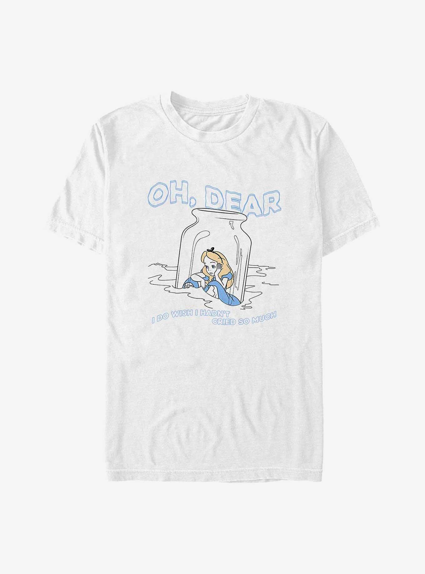 Disney Alice in Wonderland Dear Tears Big & Tall T-Shirt, WHITE, hi-res