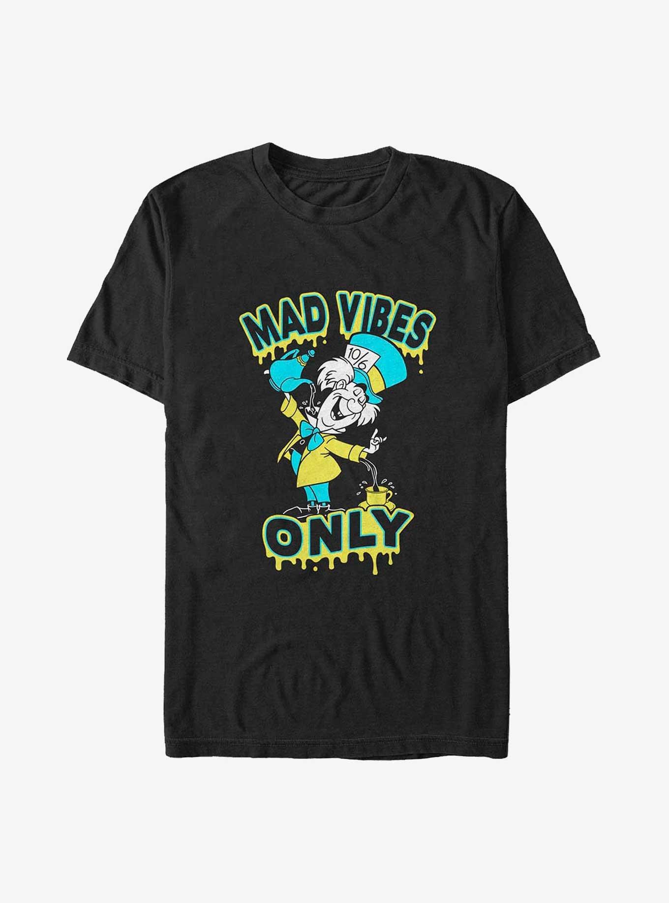 Disney Alice Wonderland Mad Vibes Only Big & Tall T-Shirt