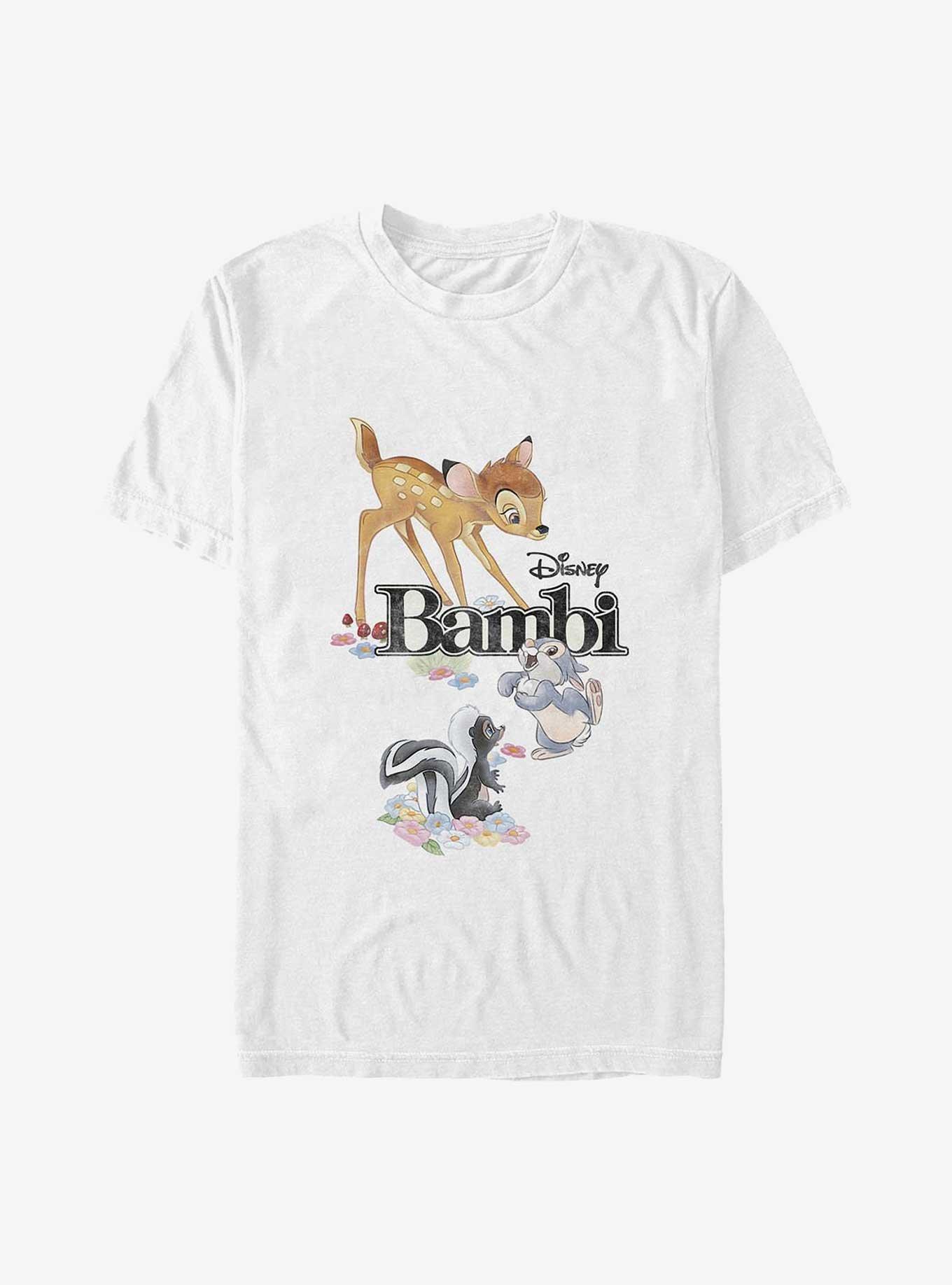 Disney Bambi Forest Friends Big & Tall T-Shirt, WHITE, hi-res