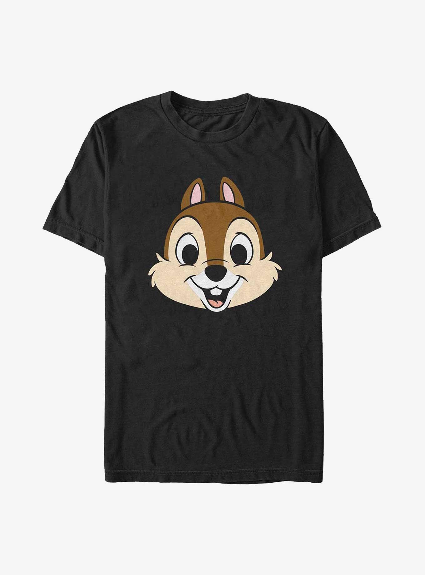 Disney Chip 'n' Dale Big Face Chip Big & Tall T-Shirt, BLACK, hi-res