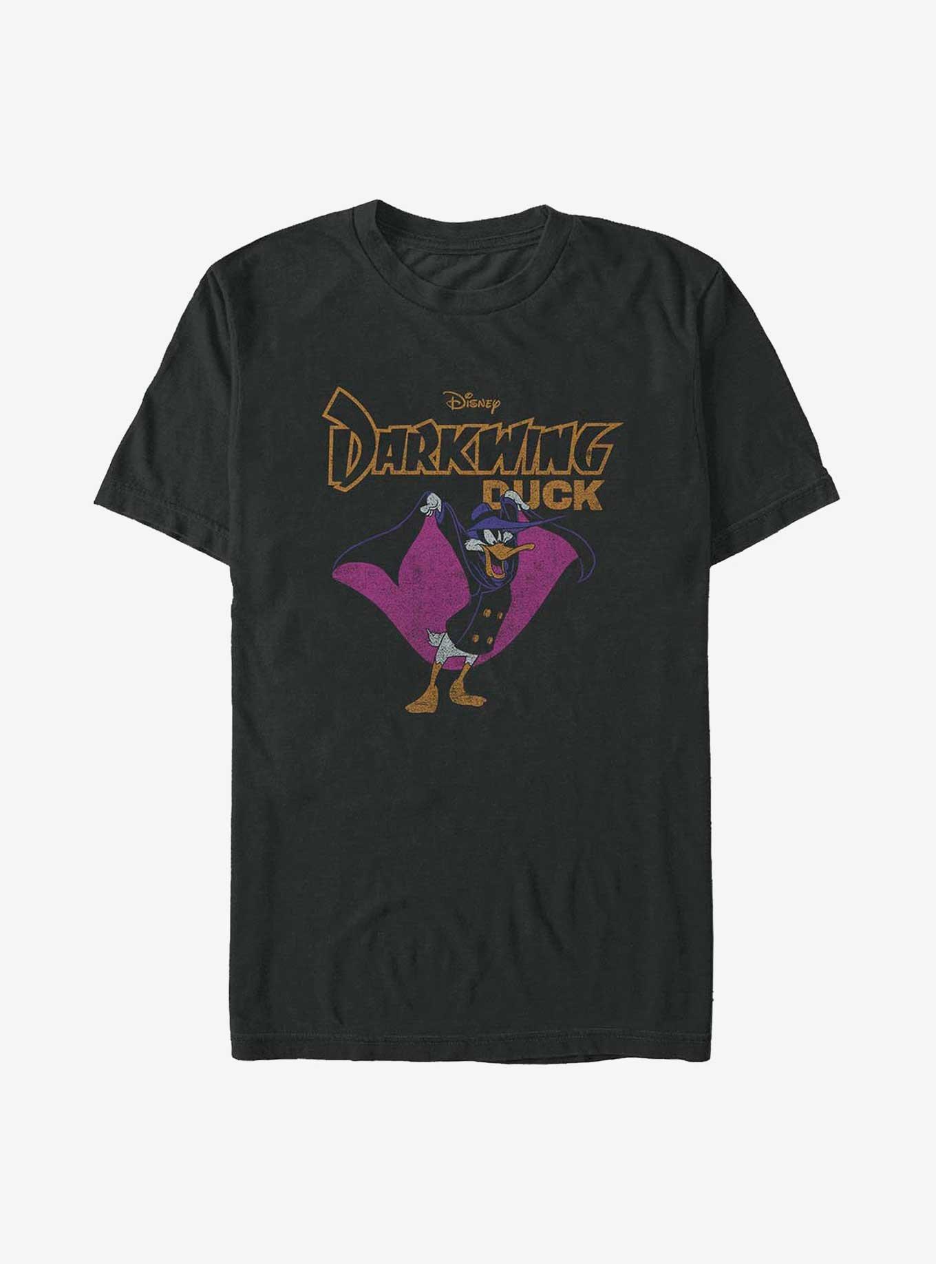 Disney Darkwing Duck The Dark Duck Big \u0026 Tall T-Shirt - BLACK | Hot Topic, image size:1360x1836