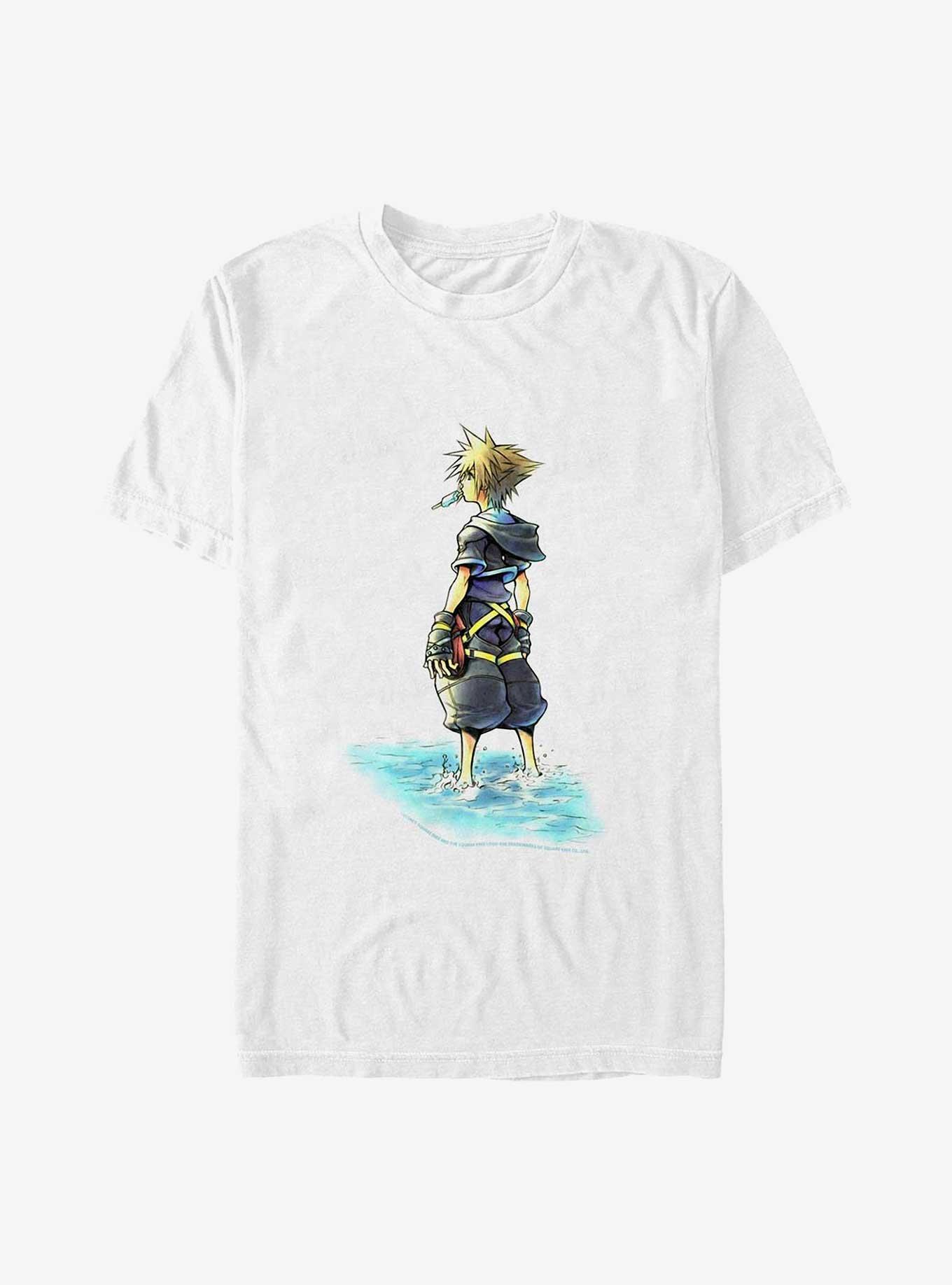 Disney Kingdom Hearts Sora Feet Wet Big & Tall T-Shirt