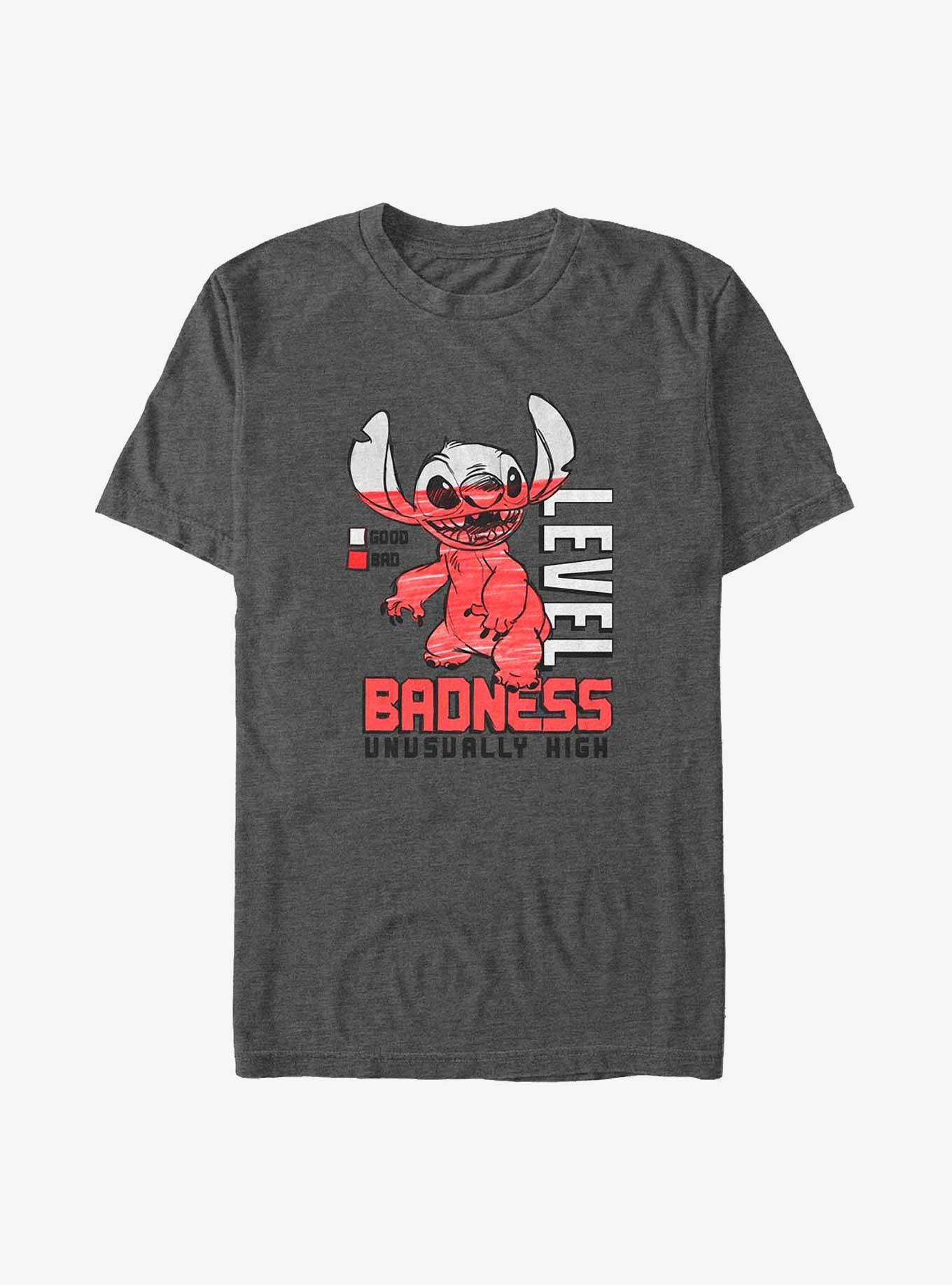 Disney Lilo & Stitch Badness Level Big & Tall T-Shirt, , hi-res