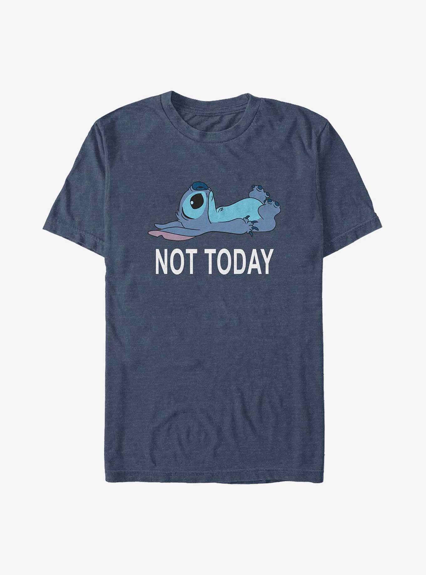 Disney Lilo & Stitch Not Today Big & Tall T-Shirt, NAVY HTR, hi-res