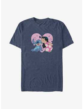 Disney Lilo & Stitch Valentine Kisses Big & Tall T-Shirt, , hi-res