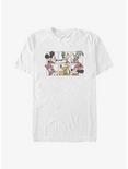 Disney Mickey Mouse Mickey and Friends Grid Big & Tall T-Shirt, WHITE, hi-res