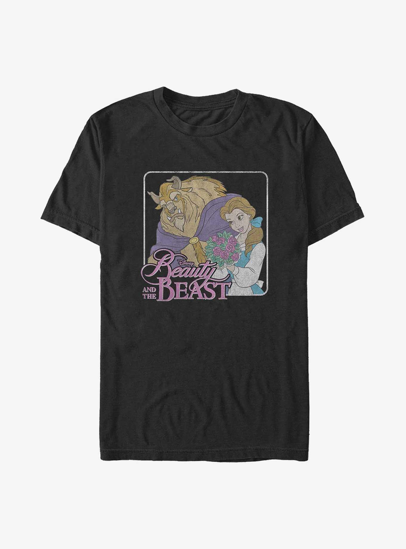 Disney Beauty and the Beast Belle and Beast Big & Tall T-Shirt, BLACK, hi-res