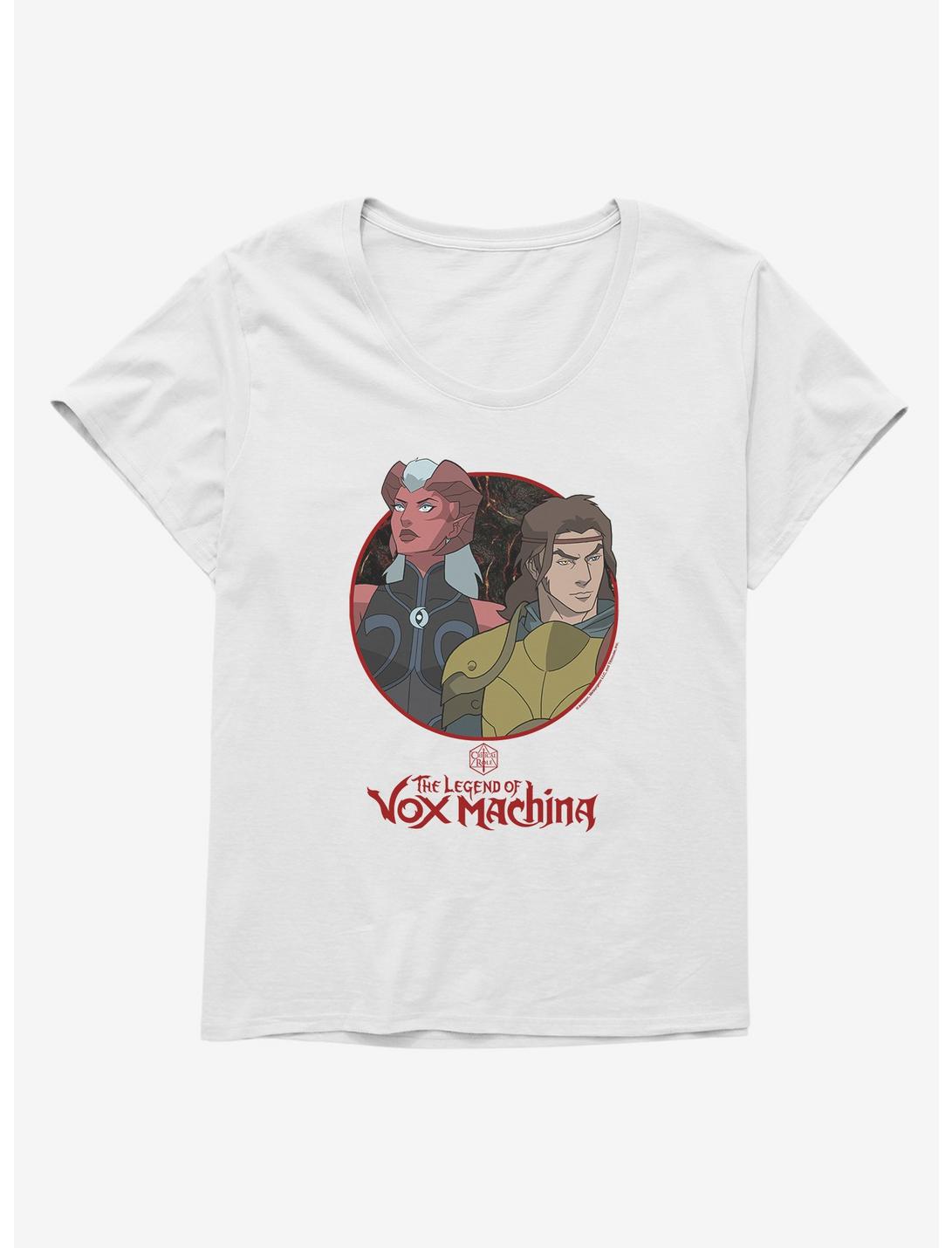 Critical Role The Legend Of Vox Machina Kash And Zahra Womens T-Shirt Plus Size, , hi-res