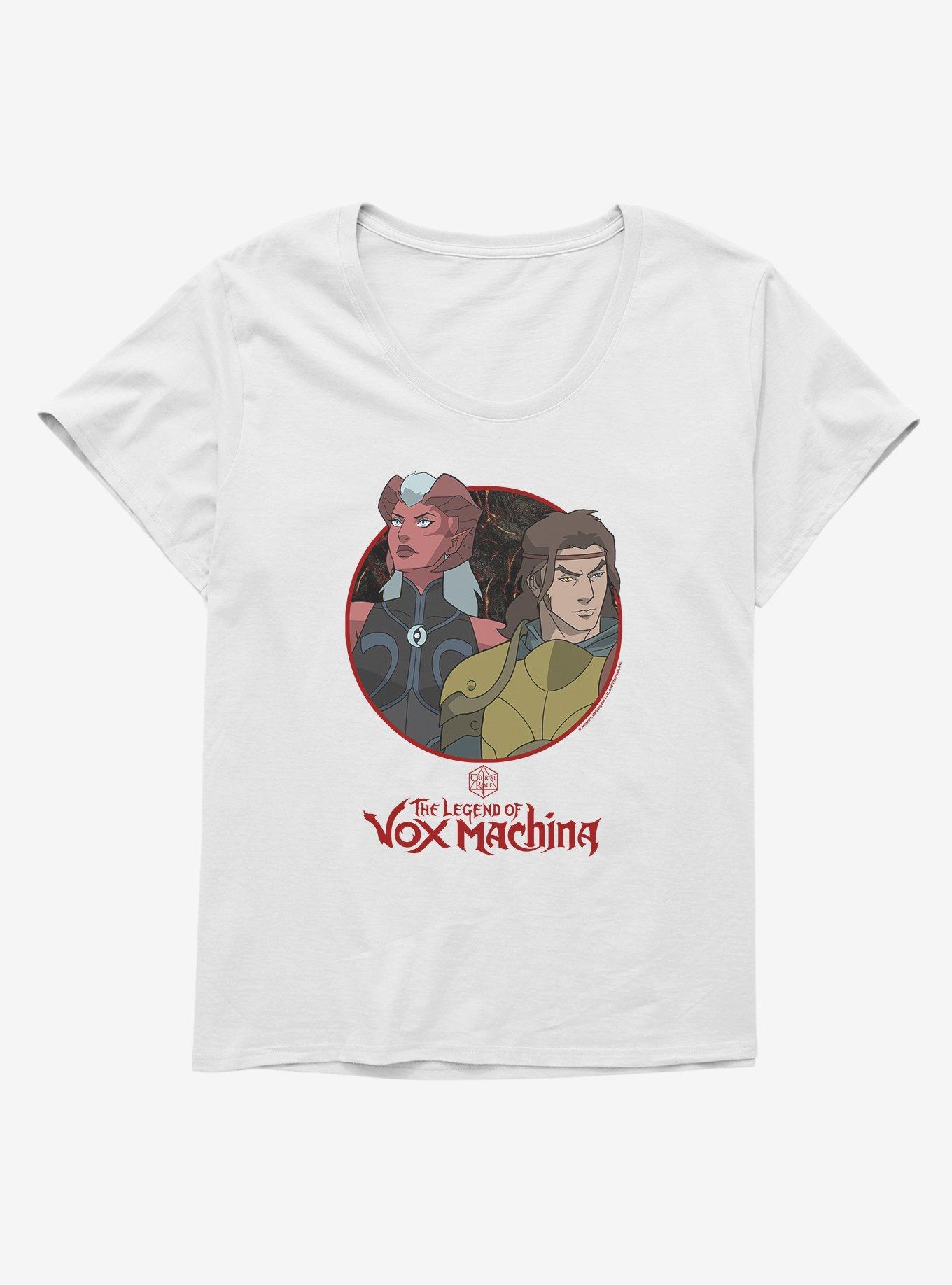 Critical Role The Legend Of Vox Machina Kash And Zahra Womens T-Shirt Plus Size, , hi-res