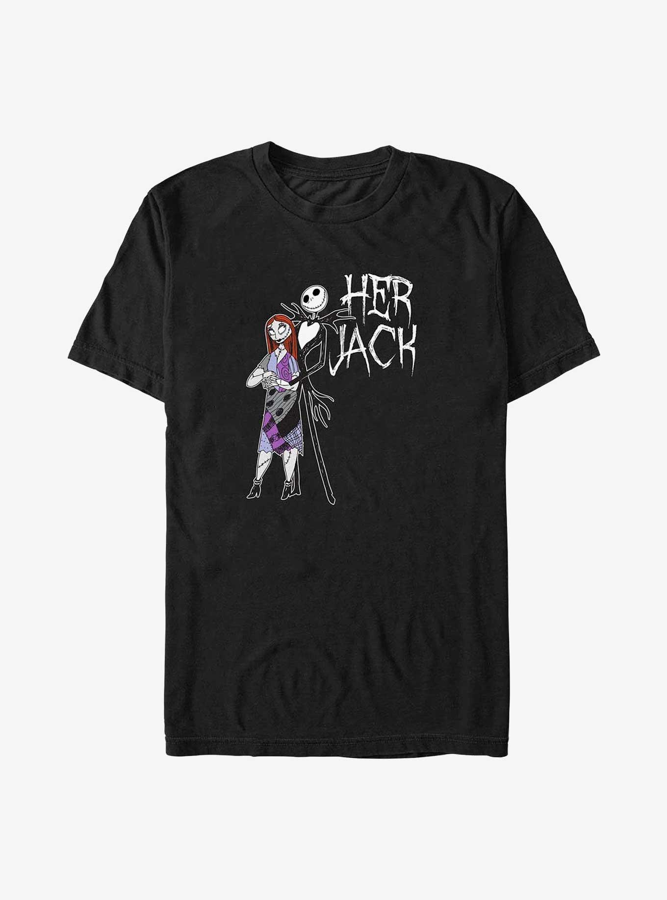 Disney The Nightmare Before Christmas Her Jack Big & Tall T-Shirt, BLACK, hi-res