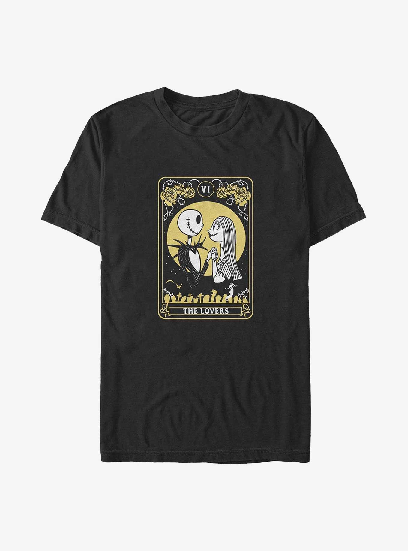 Disney The Nightmare Before Christmas Jack and Sally Lovers Tarot Big & Tall T-Shirt, , hi-res