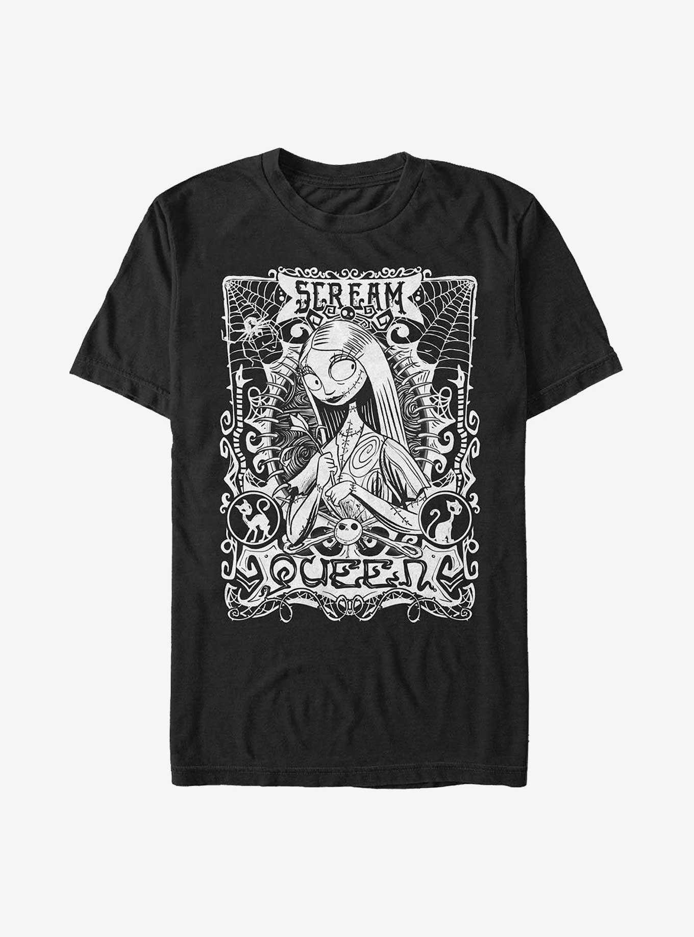 Disney The Nightmare Before Christmas Sally Scream Queen Poster Big & Tall T-Shirt, , hi-res