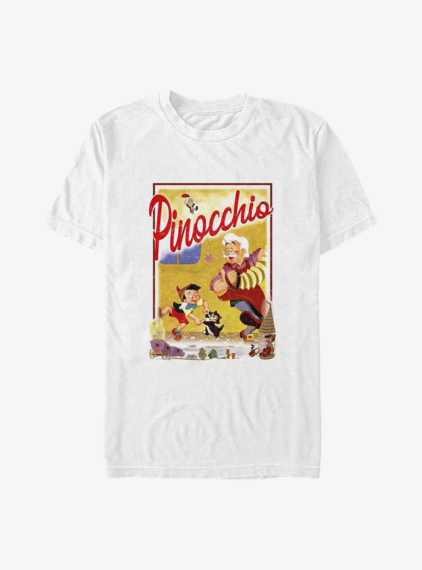 Disney Pinocchio Storybook Poster Big & Tall T-Shirt, , hi-res