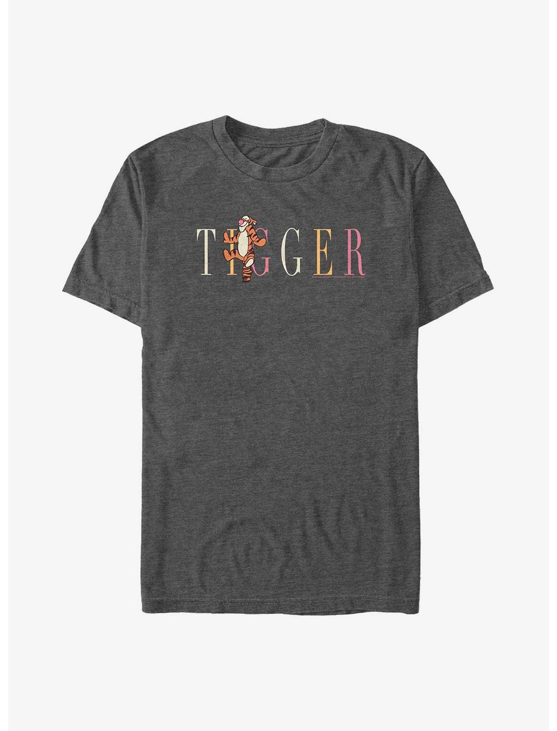 Disney Winnie The Pooh Tigger Fashion Big & Tall T-Shirt, CHAR HTR, hi-res