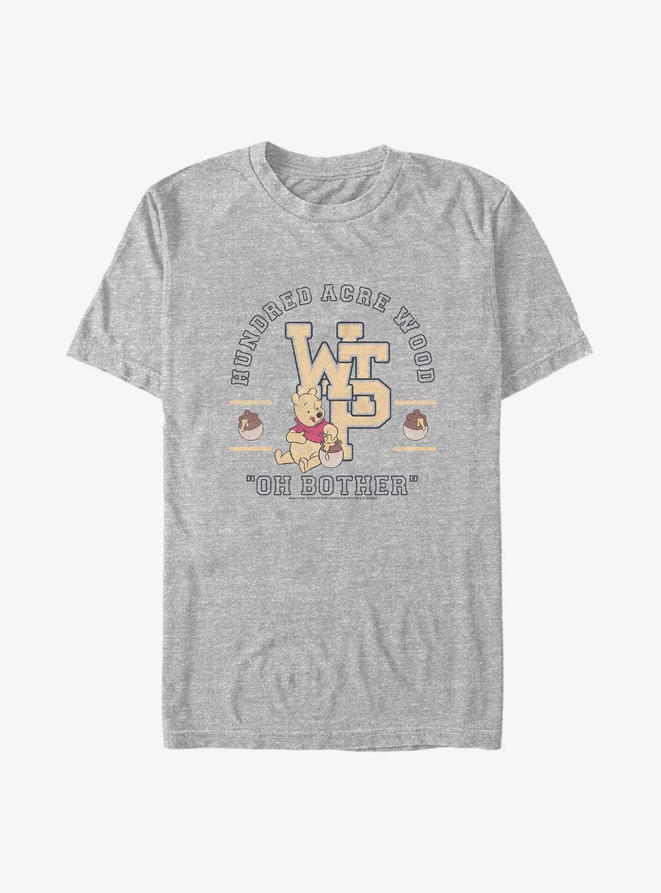 Disney Winnie The Pooh Winnie Collegiate Big & Tall T-Shirt, ATH HTR, hi-res