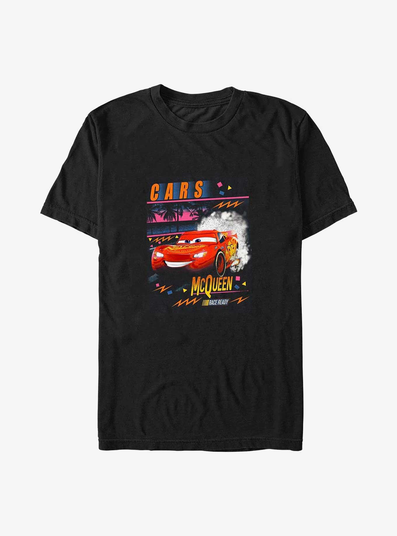 Disney Pixar Cars Miami Nights McQueen Big & Tall T-Shirt, BLACK, hi-res