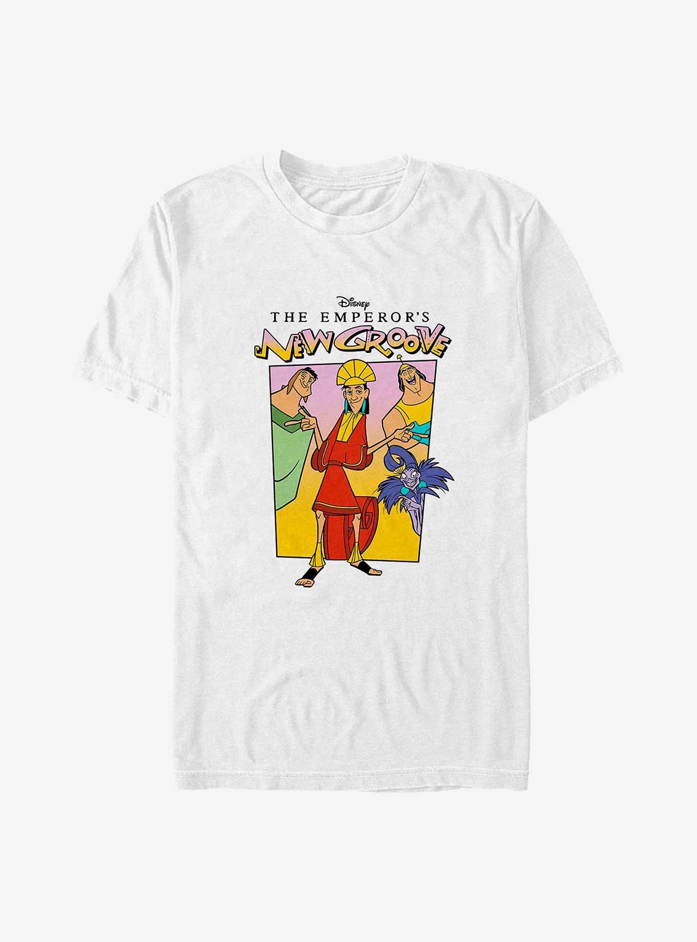 Disney The Emperor's New Groove Group Big & Tall T-Shirt, WHITE, hi-res