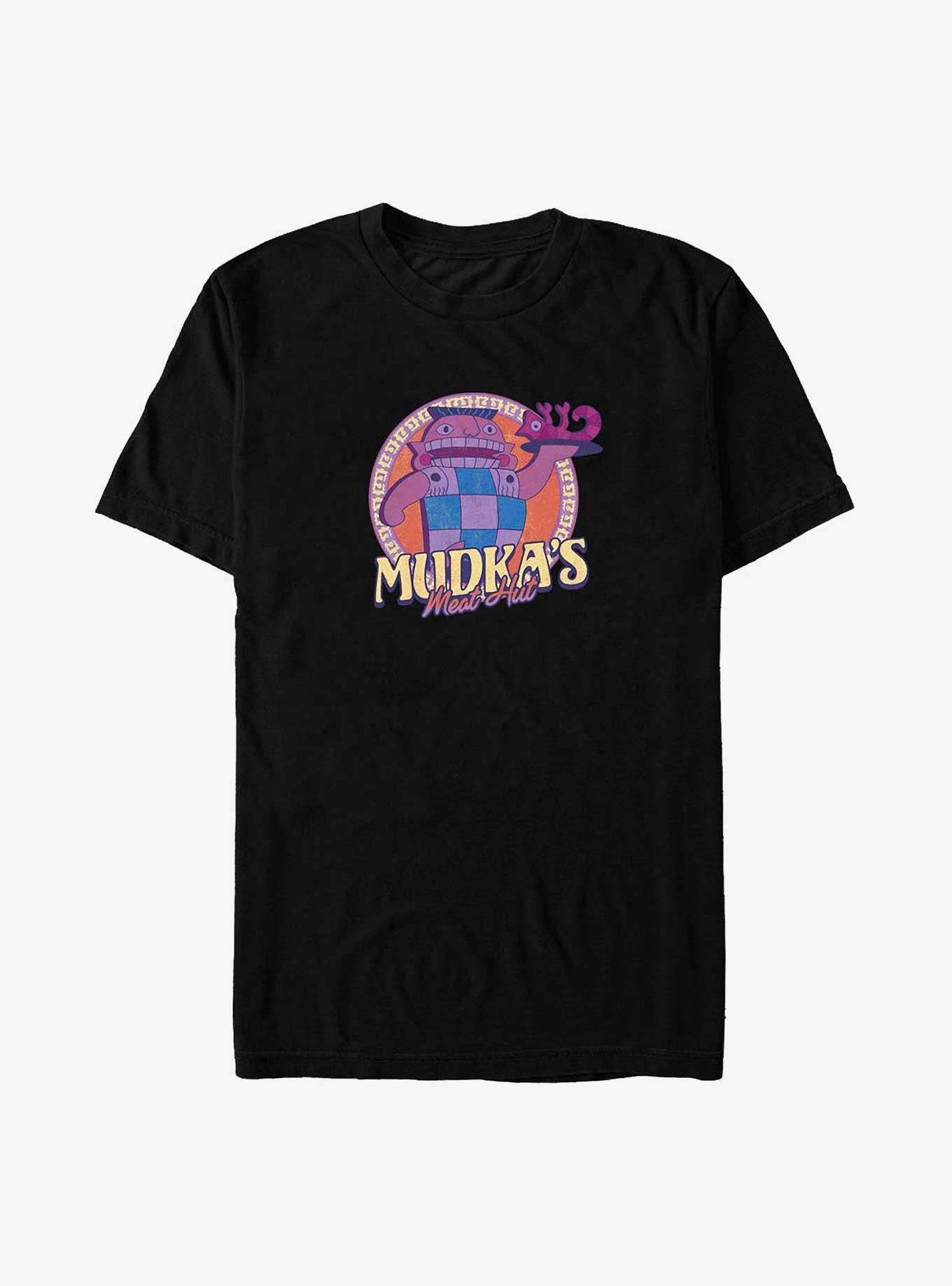 Disney The Emperor's New Groove Mudkas Meat Hut Big & Tall T-Shirt, BLACK, hi-res