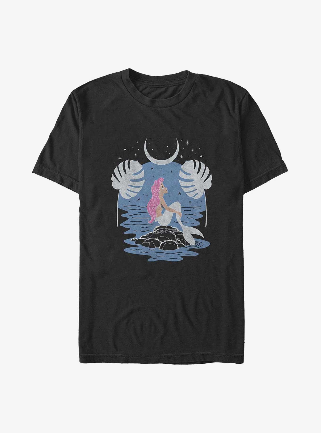 Disney The Little Mermaid Celestial Ariel Big & Tall T-Shirt, BLACK, hi-res