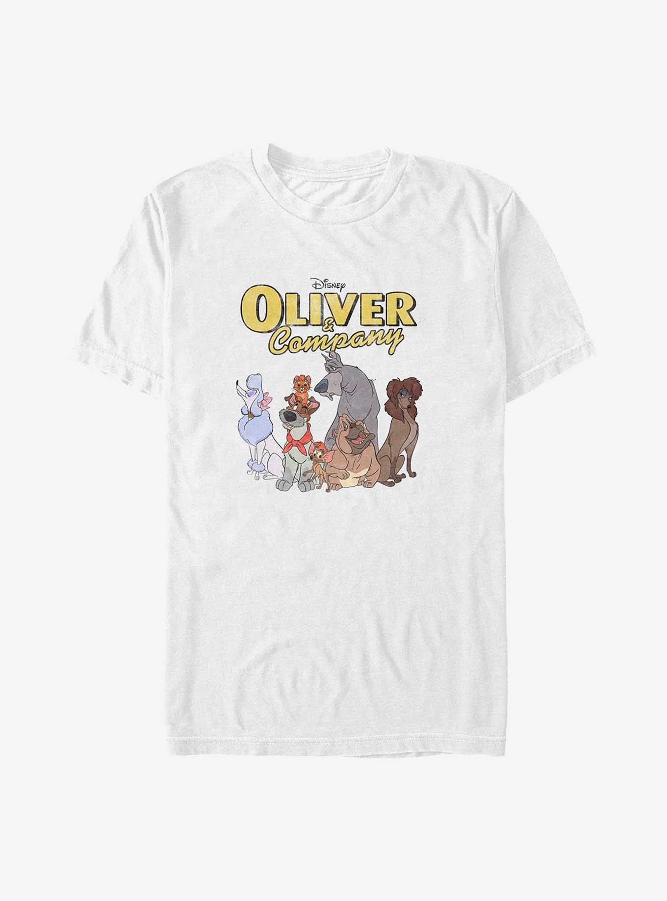 Disney Oliver & Company The Dogs Big & Tall T-Shirt, WHITE, hi-res