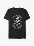 Disney Tinker Bell Captain Hook's Pirate Crew Big & Tall T-Shirt, BLACK, hi-res