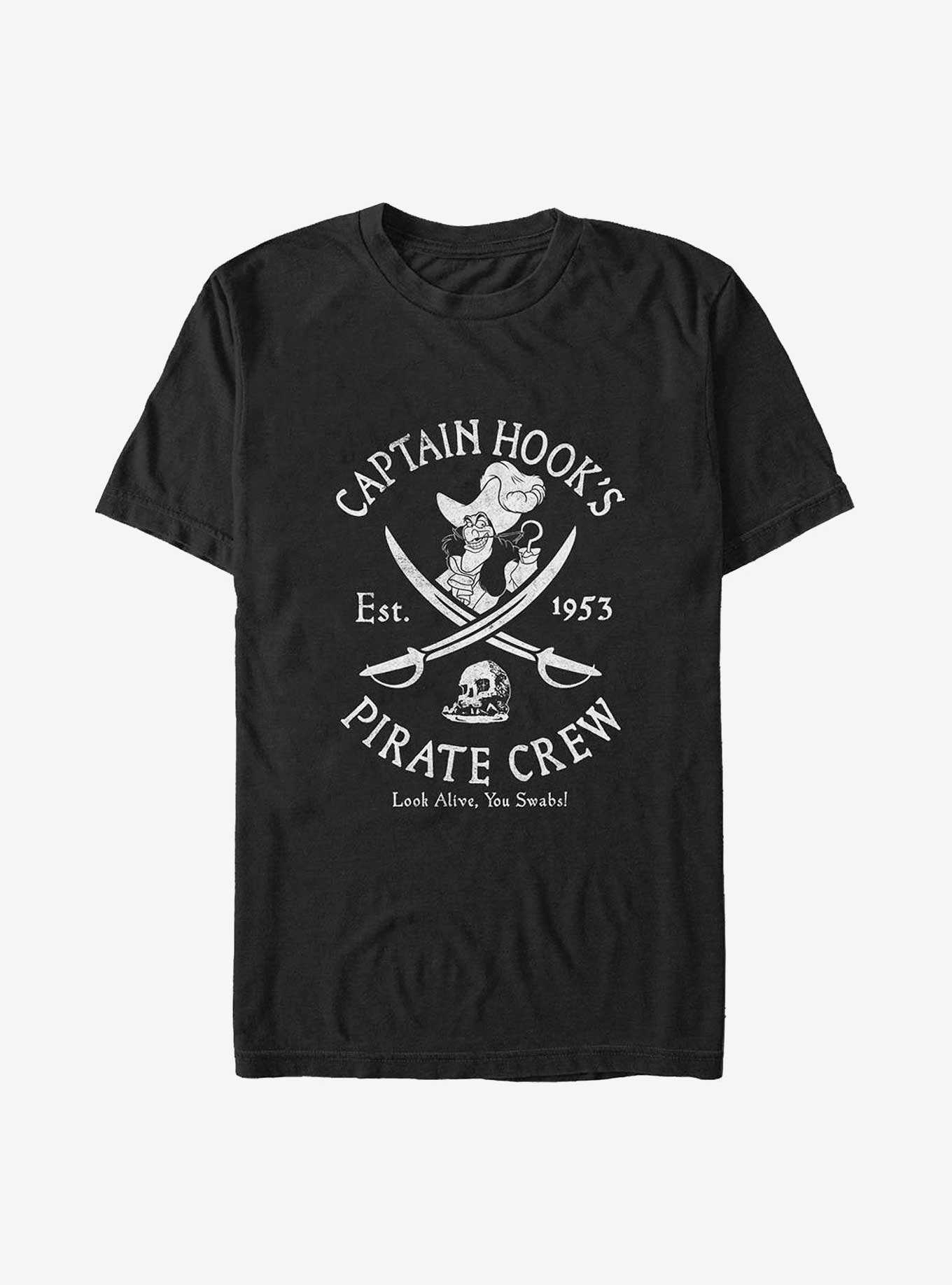 Disney Tinker Bell Captain Hook's Pirate Crew Big & Tall T-Shirt, , hi-res
