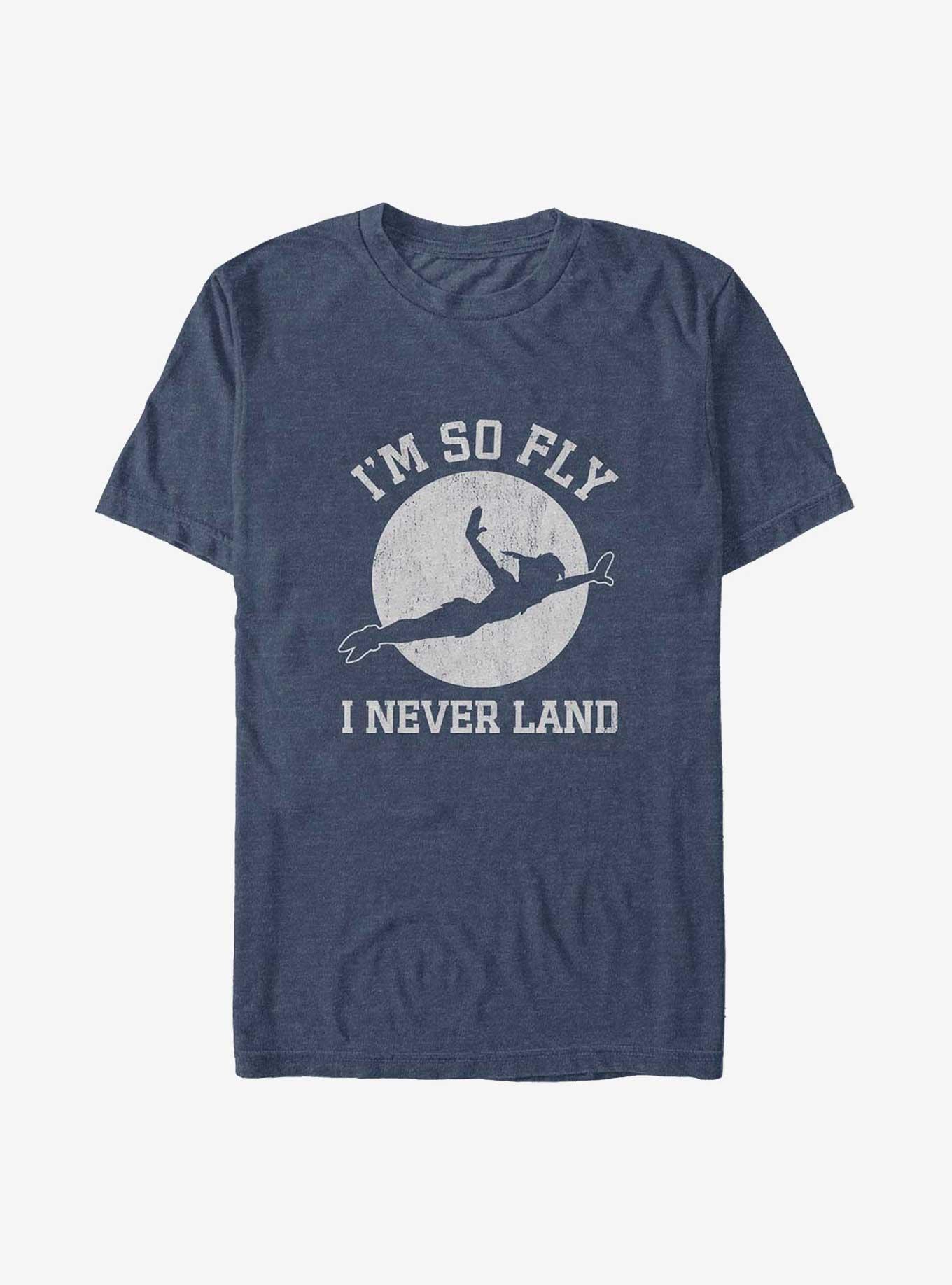 Disney Tinker Bell Peter Pan I'm So Fly I Never Land Big & Tall T-Shirt, NAVY HTR, hi-res