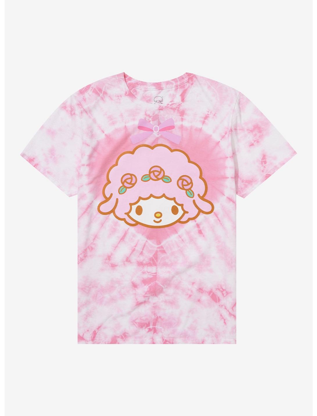 My Sweet Piano Pink Heart Tie-Dye Boyfriend Fit Girls T-Shirt, MULTI, hi-res
