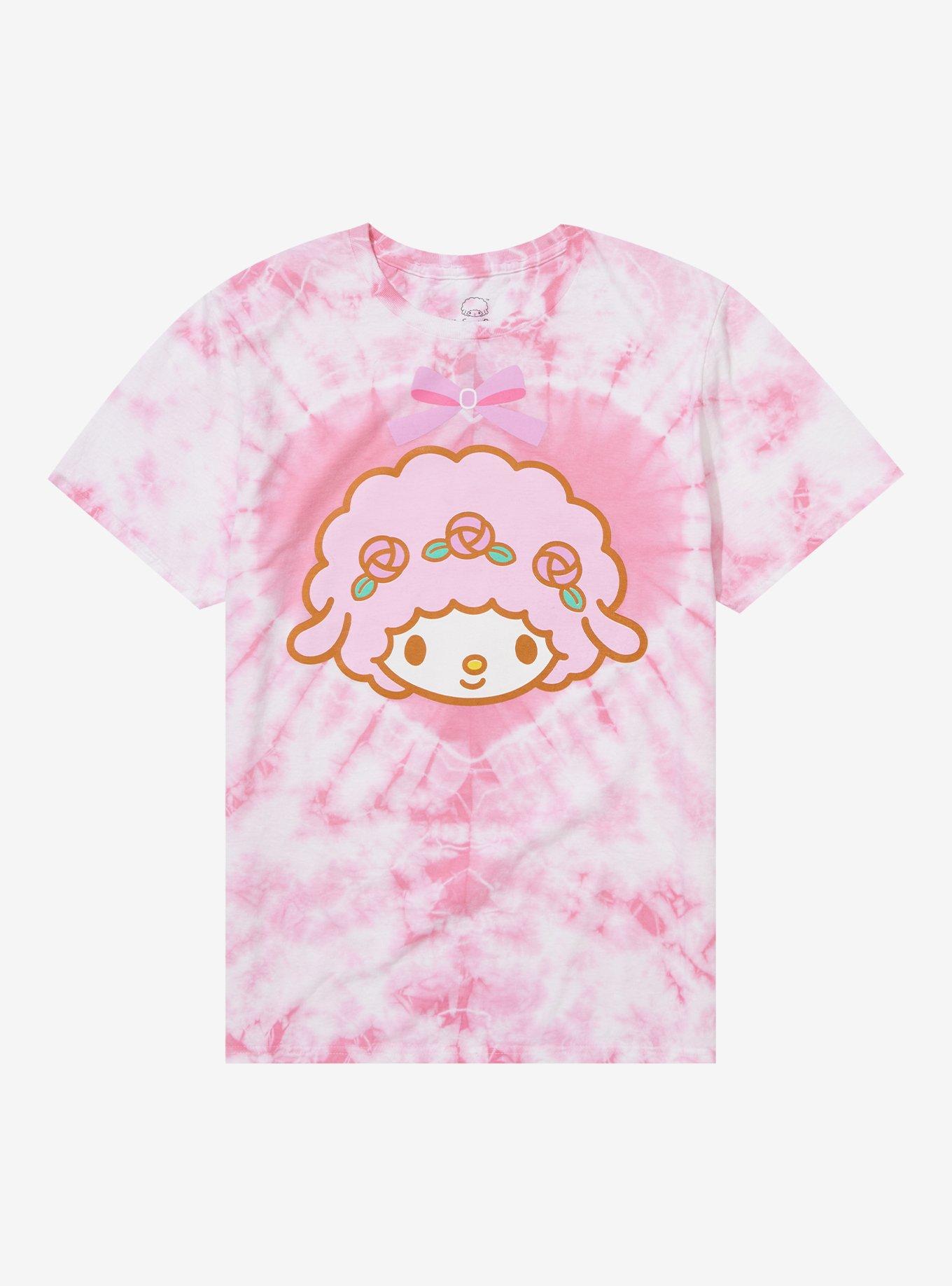 sato　sweet heart shirt12-18m My Sweet Piano Pink Heart Tie-Dye Boyfriend Fit Girls T