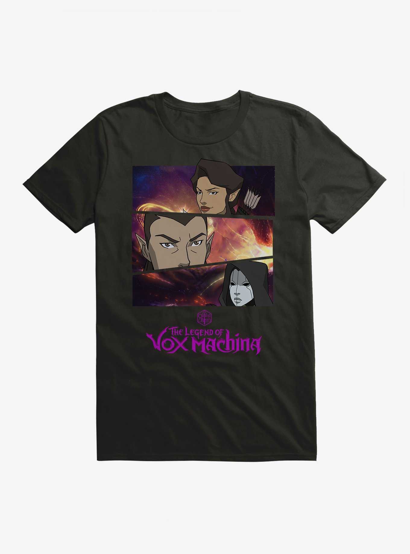 Critical Role The Legend Of Vox Machina Vex, Vax, & The Matron Of Ravens T-Shirt, , hi-res