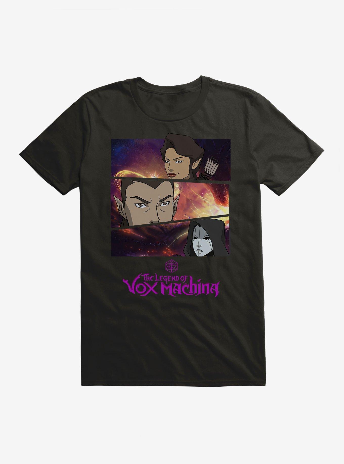 Critical Role The Legend Of Vox Machina Vex, Vax, & The Matron Of Ravens T-Shirt, , hi-res