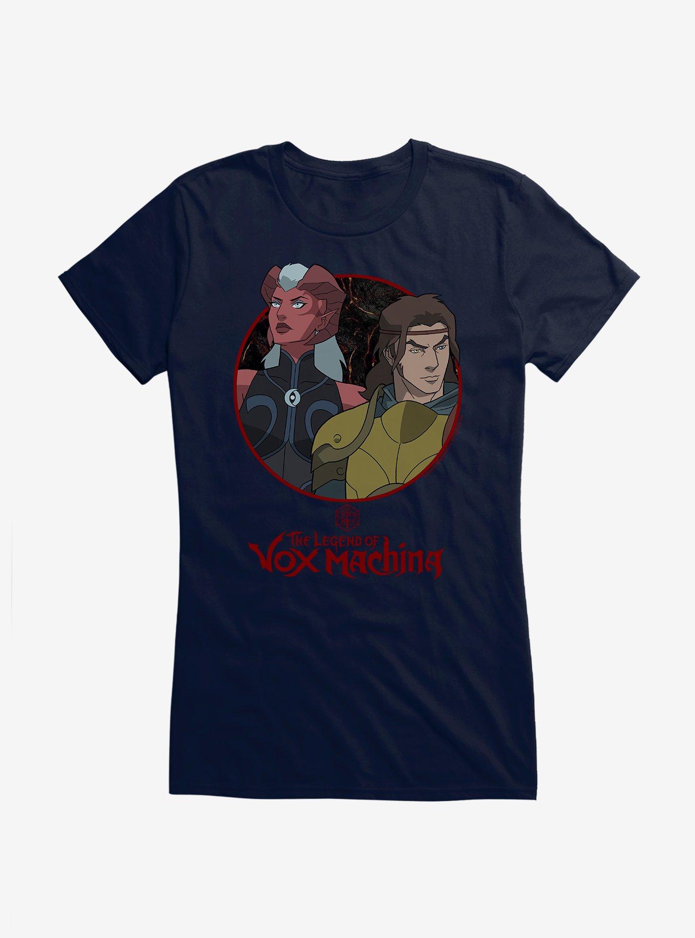 Critical Role The Legend Of Vox Machina Kash And Zahra Girls T-Shirt, , hi-res