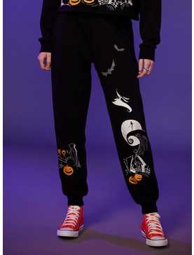 Her Universe The Nightmare Before Christmas Spiral Hill Girls Jogger Sweatpants, , hi-res