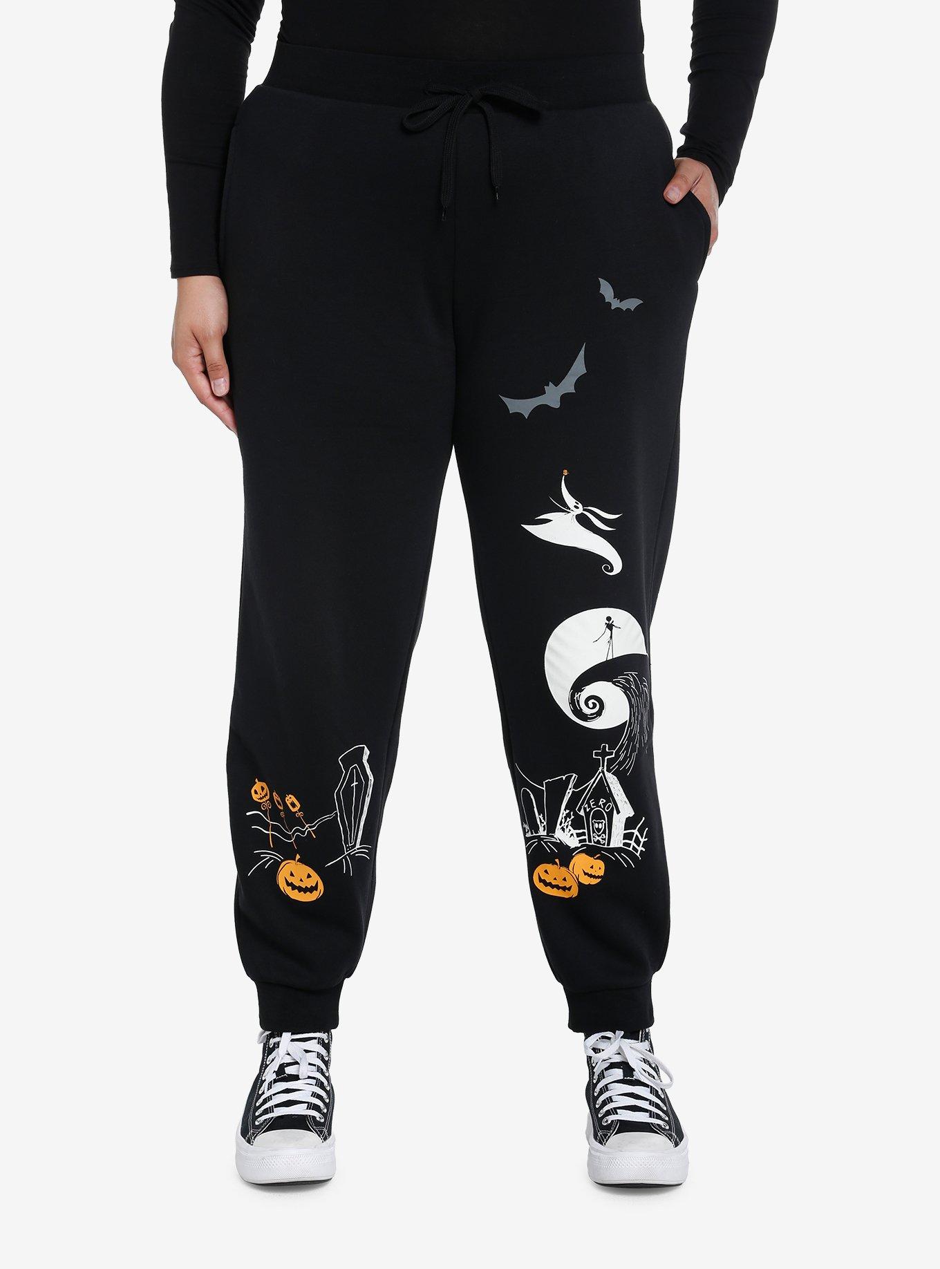 Nightmare Before Christmas Women's and Women's Plus Jogger Pajama Pants 