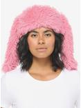 Pink Fuzzy Bunny Hat, , hi-res