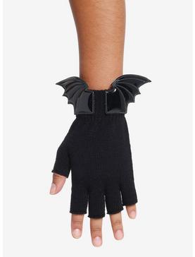 Bat Wing Fingerless Gloves, , hi-res