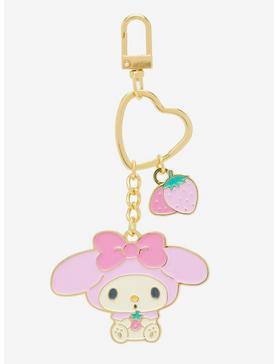 Sanrio Fruit Hello Kitty and Friends My Melody & Strawberry Enamel Pin - BoxLunch Exclusive, , hi-res