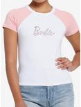 Barbie Rhinestone Raglan Girls Baby T-Shirt, PINK, hi-res